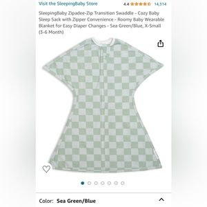 Sleeping Baby 6-12 month transition swaddle